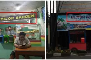 10 Nama warung pakai pelesetan film ini bikin tepuk jidat
