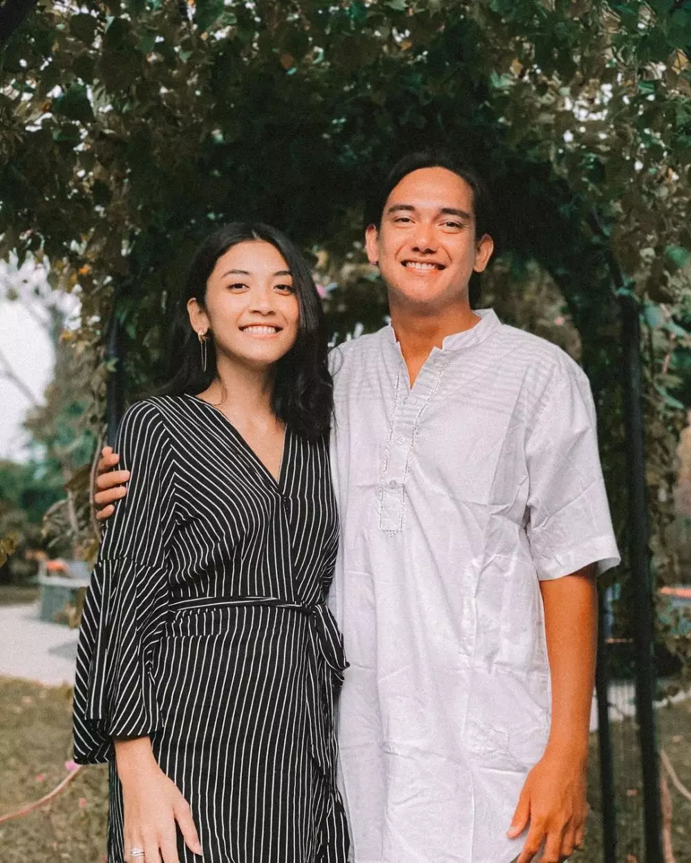 pemeran Farel Heart dan pasangan asli © 2021 brilio.net