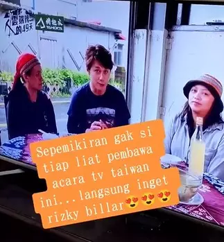 Potret pembawa acara TV Taiwan © TikTok/@yohz_rohhill