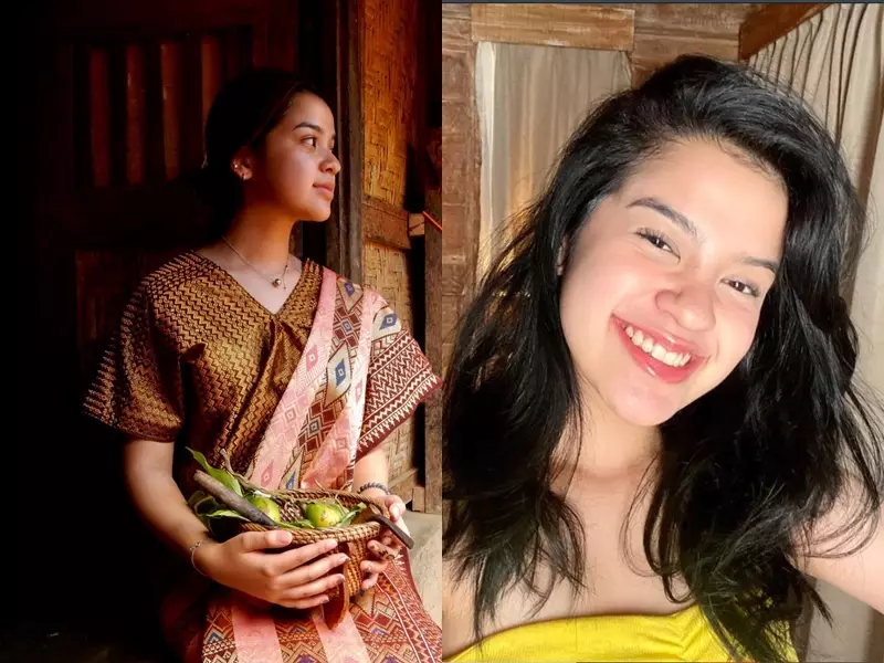 putri pedangdut tanpa dan pakai makeup © Instagram