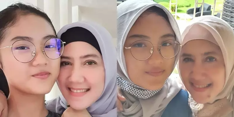 putri pedangdut tanpa dan pakai makeup © Instagram