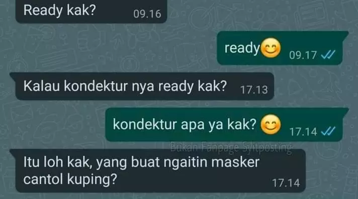 Chat bertanya ke penjual © Twitter