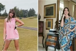 10 Gaya outfit Nia Ramadhani saat bermain golf, stylish abis
