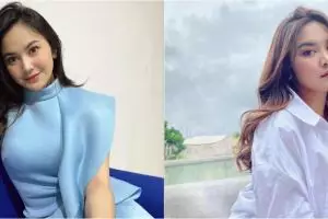 10 Gaya pemotretan Mahalini Raharja dengan kebaya, auranya terpancar