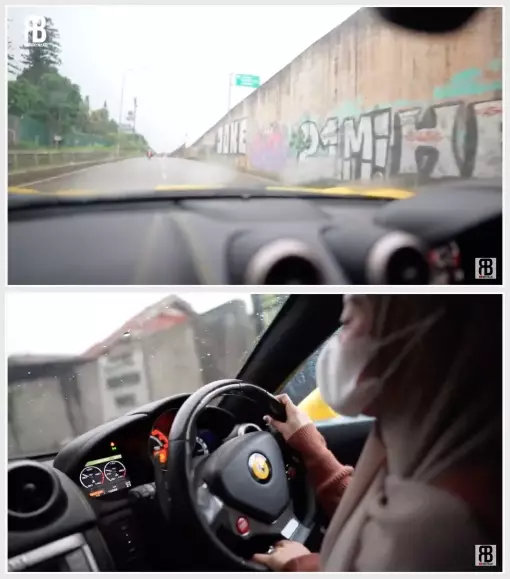 Lesty Kejora jajal mobil Rizky Billar © YouTube