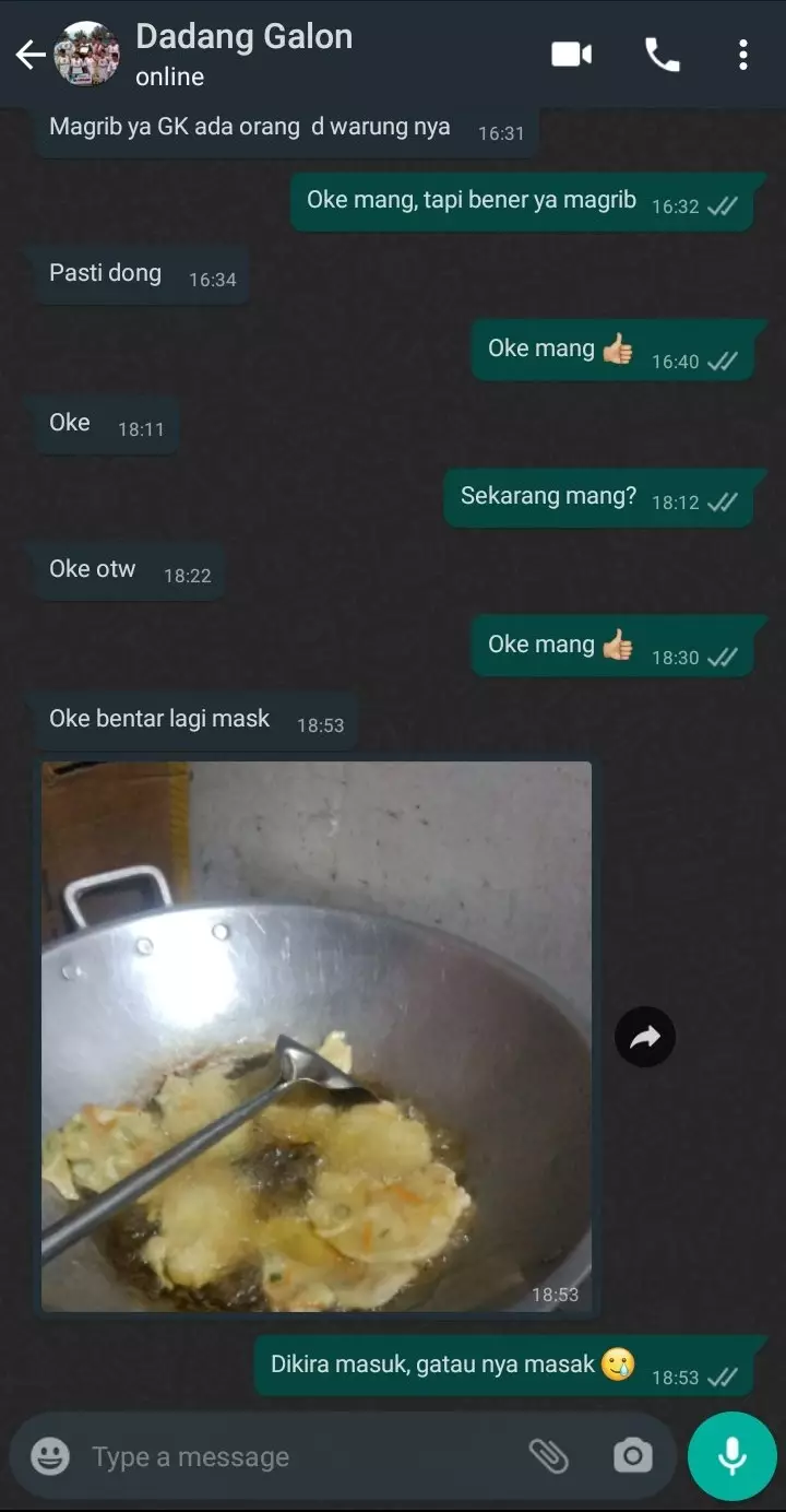 Balasan chat pesan air galon © berbagai sumber Balasan chat pesan air galon © berbagai sumber