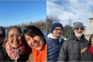 8 Momen kebersamaan Dewi Irawan bareng suami, penuh kenangan