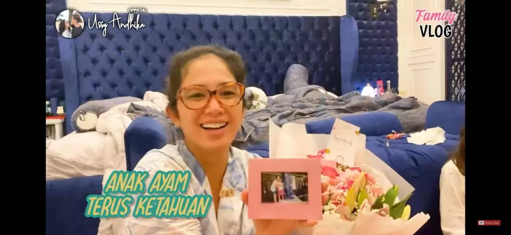 Momen ulang tahun Ussy Sulistyawati yang ke-40 tahun © 2021 brilio.net