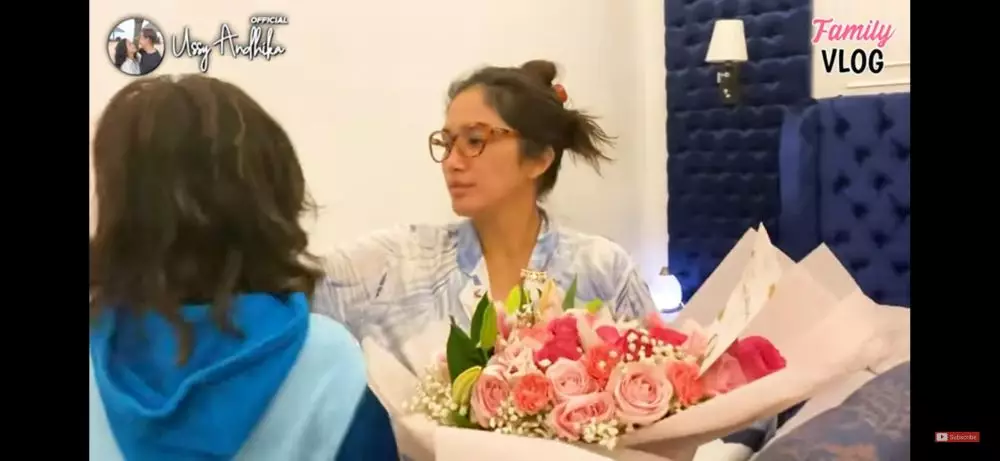 Momen ulang tahun Ussy Sulistyawati yang ke-40 tahun © 2021 brilio.net