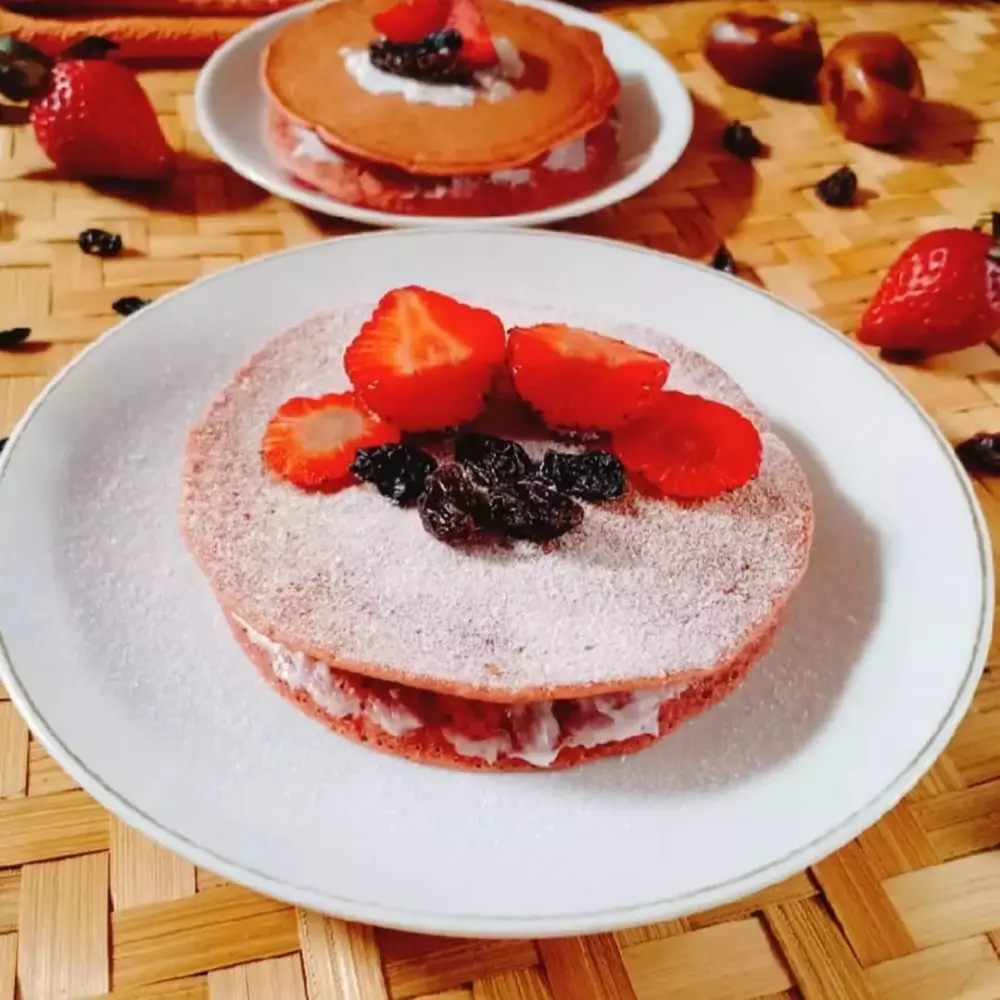 Resep pancake buah Instagram