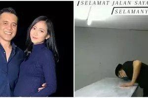 8 Momen Chico Hakim menyalati jenazah sang istri, penuh pilu