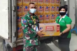 Dukung Nakes dan kesembuhan pasien, Mayora kirim bubur instan