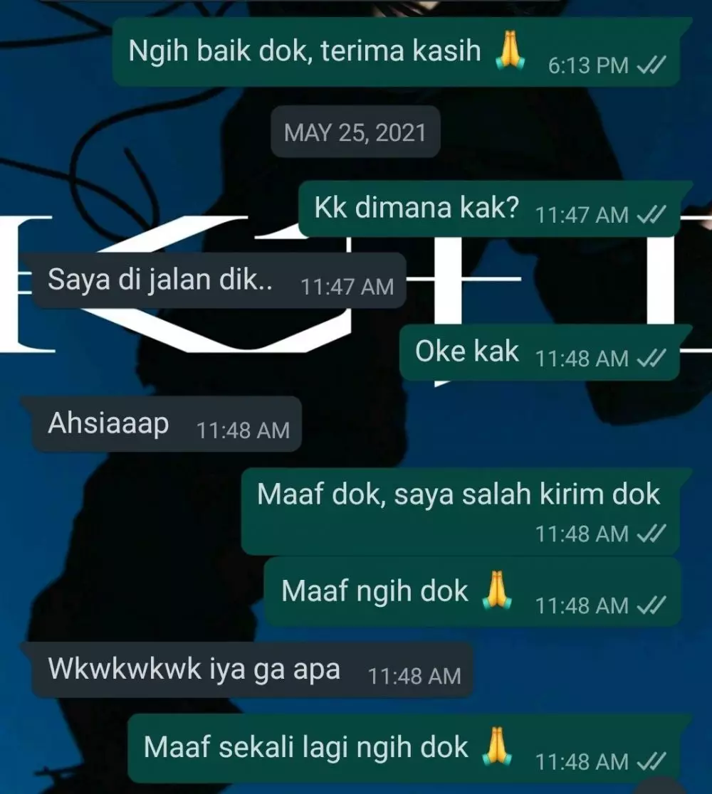 Chat nggak teliti ke dosen © berbagai sumber