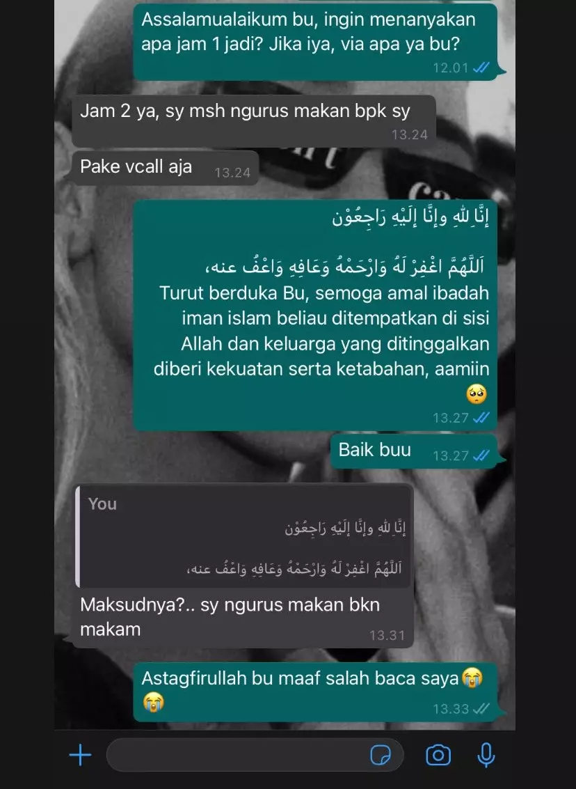 Chat nggak teliti ke dosen © berbagai sumber