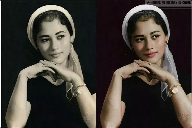 Potret lawas artis ini diedit berwarna Instagram/@indonesian_history_in_color Potret lawas artis ini diedit berwarna Instagram/@indonesian_history_in_color