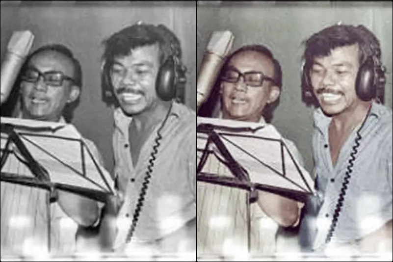 Potret lawas artis ini diedit berwarna Instagram/@indonesian_history_in_color Potret lawas artis ini diedit berwarna Instagram/@indonesian_history_in_color