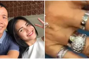 7 Potret lucu ayah Ojak pamer perhiasan di jari, alasannya tak terduga