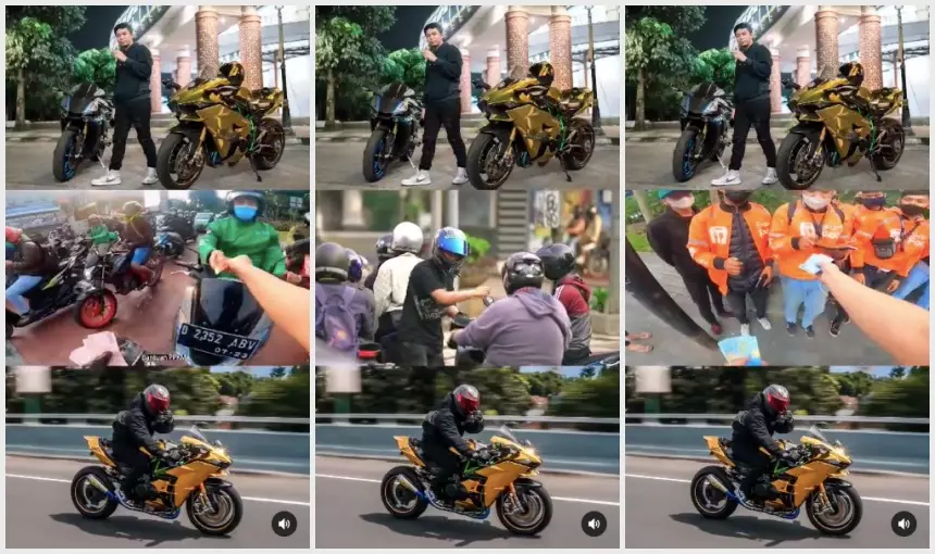 Doni Salmanan bagikan uang © Instagram