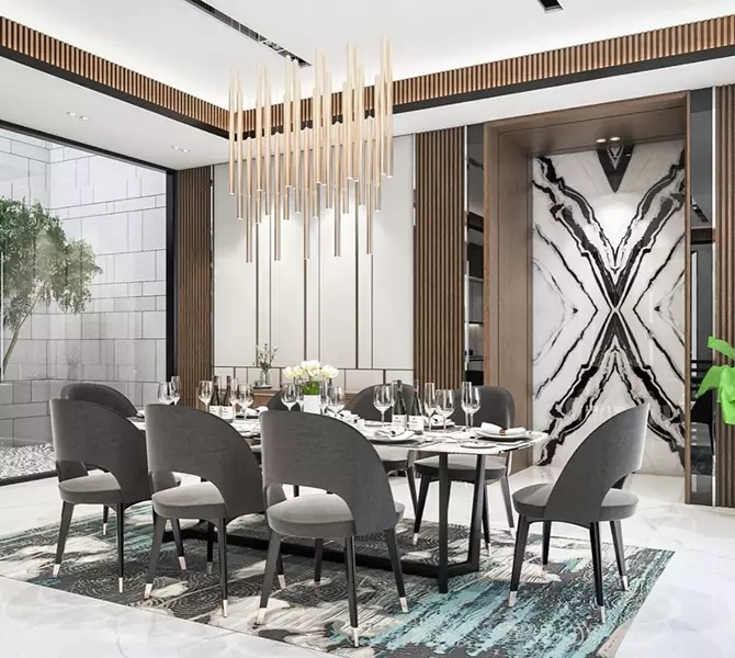 desain ruang makan seleb © 2021 brilio.net