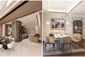 Potret desain ruang makan 7 seleb, punya Titi Kamal bak restoran mewah