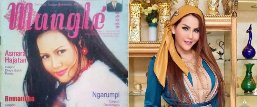 Potret dulu vs kini pedangdut hits 90-an © 2021 brilio.net