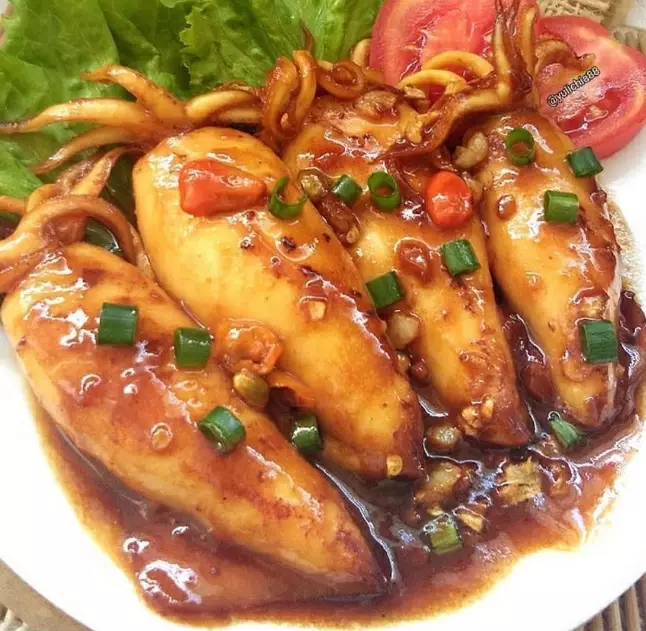 Resep olahan cumi sederhana © Instagram