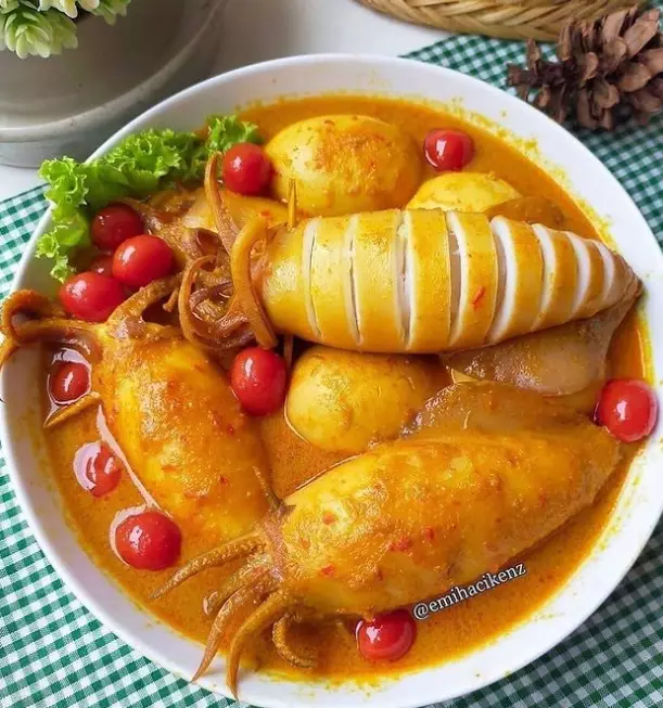 Resep olahan cumi sederhana © Instagram