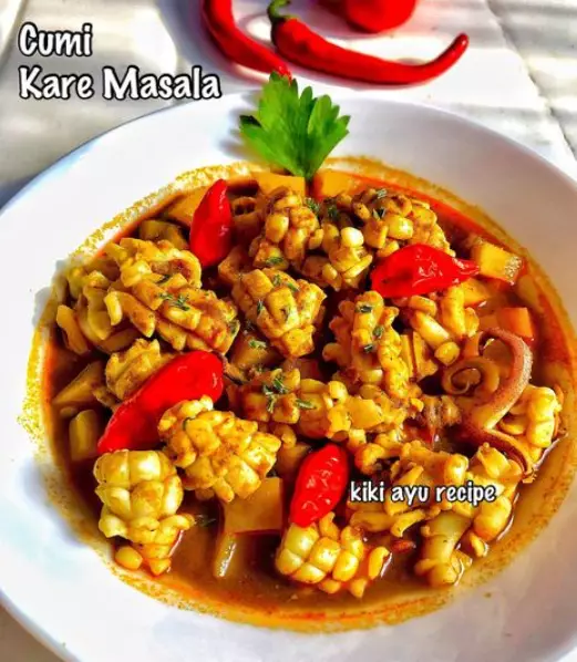 Resep olahan cumi sederhana © Instagram