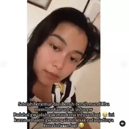 Kisah Syifa adik Ayu Ting-Ting lawan Covid-19 © Instagram/@syifaasyifaaa Kisah Syifa adik Ayu Ting-Ting lawan Covid-19 © Instagram/@syifaasyifaaa