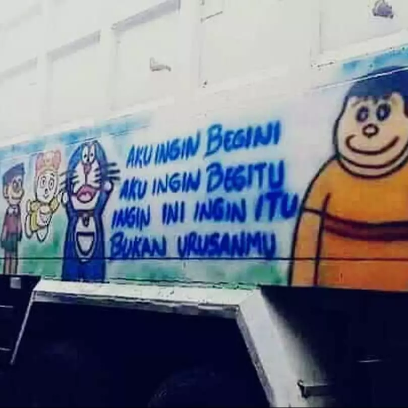 salah tulis di kendaraan © 2021 instagram.com