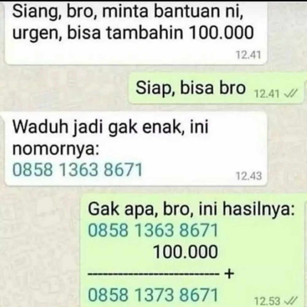 chat lucu minta tolong nggak nyambung © 2021 instagram.com chat lucu minta tolong nggak nyambung © 2021 instagram.com