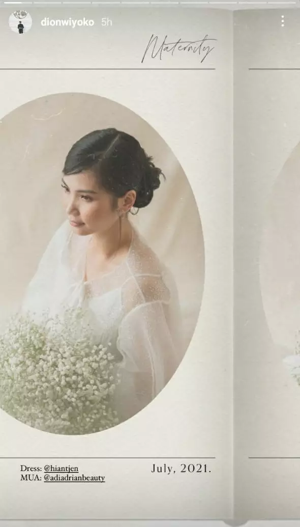 potret maternity istri Dion Wiyoko © berbagai sumber potret maternity istri Dion Wiyoko © berbagai sumber