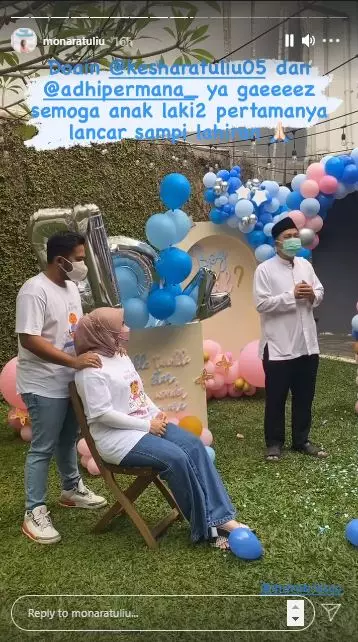 gender reveal party Kesha Ratuliu Instagram © 2021 brilio.net