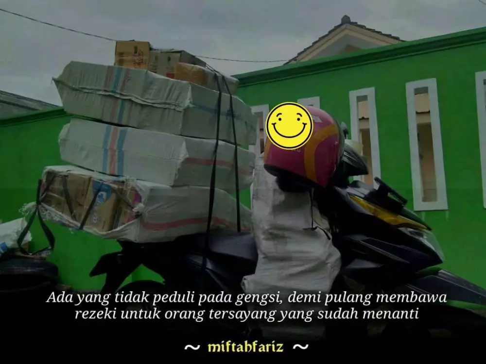 Status bijak kurir di media sosial © Twitter