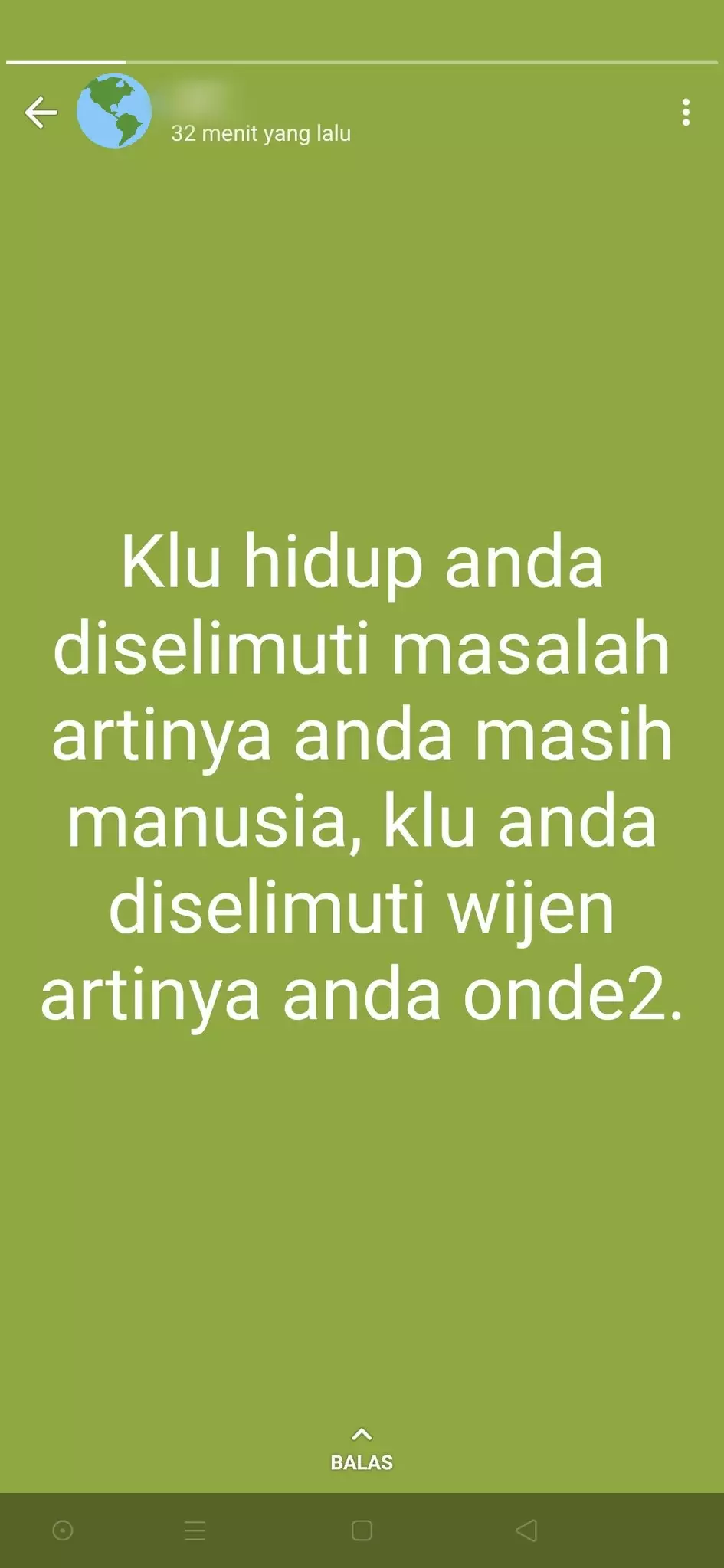 Status bijak kurir di media sosial © Twitter