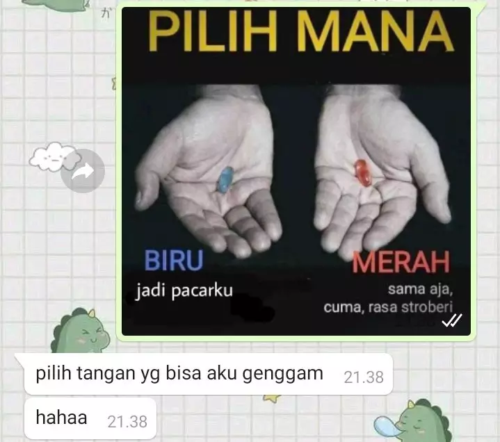 Chat lucu pertanyaan menjebak © berbagai sumber Chat lucu pertanyaan menjebak © berbagai sumber