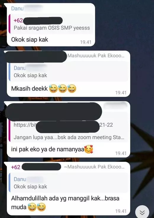 Chat lucu salah sangka ke guru © berbagai sumber