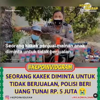 Minta kakek penjual mainan tutup © Instagram/@kepoinvidgram