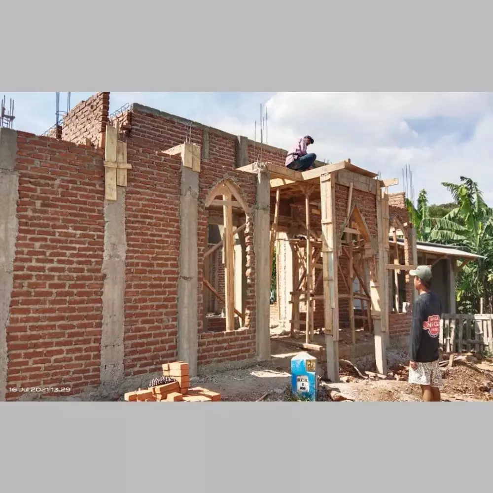 potret masjid yang dibangun nita thalia © instagram