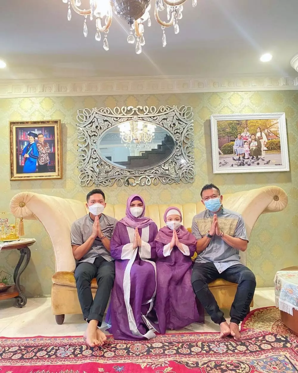 Seleb rayakan Idul Adha di rumah © 2021 brilio.net