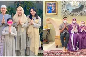 11 Seleb rayakan Idul Adha di rumah bareng keluarga, gayanya kompak