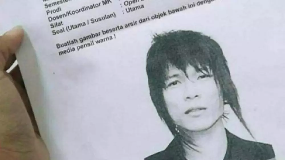 Gambar lucu di soal ujian © 1cak.com