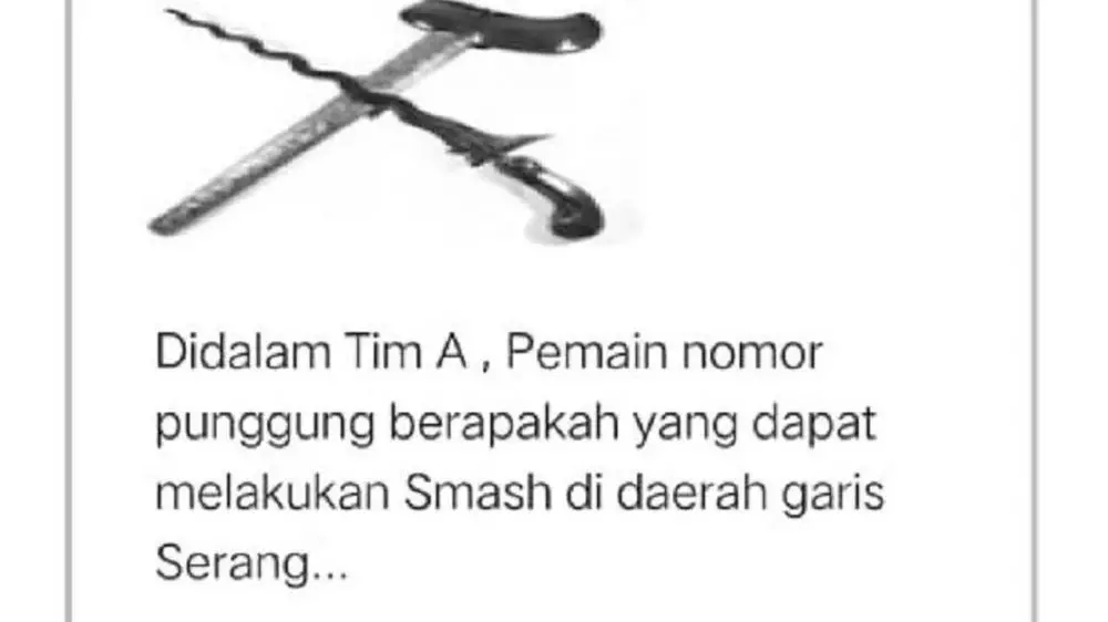 Gambar lucu di soal ujian © 1cak.com