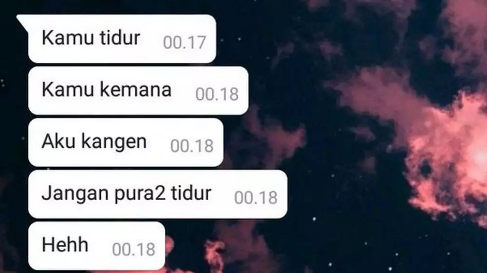 Chat lucu bilang kangen © berbagai sumber Chat lucu bilang kangen © berbagai sumber