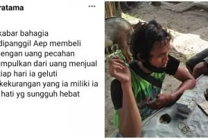 Kisah haru pengepul kardus sisihkan uang Rp 2.000 untuk berkurban