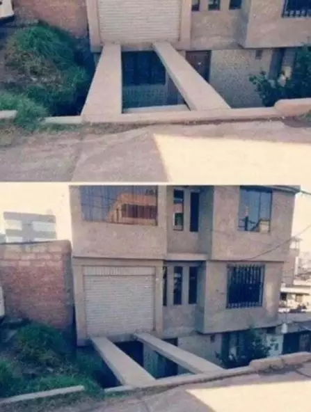 bangunan lucu di pinggir jalan © 2021 instagram.com