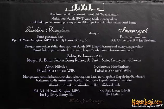 undangan Zaskia Irwansyah © 2021 brilio.net undangan Zaskia Irwansyah © 2021 brilio.net
