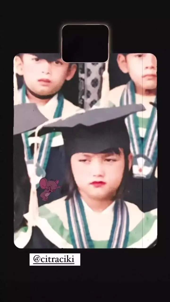 masa kecil seleb wisuda tk © berbagai sumber