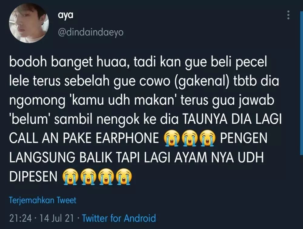 cuitan lucu kelamaan jomblo © 2021 Twitter