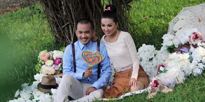 prewedding Ruben Onsu dan Sarwendah © 2021 brilio.net